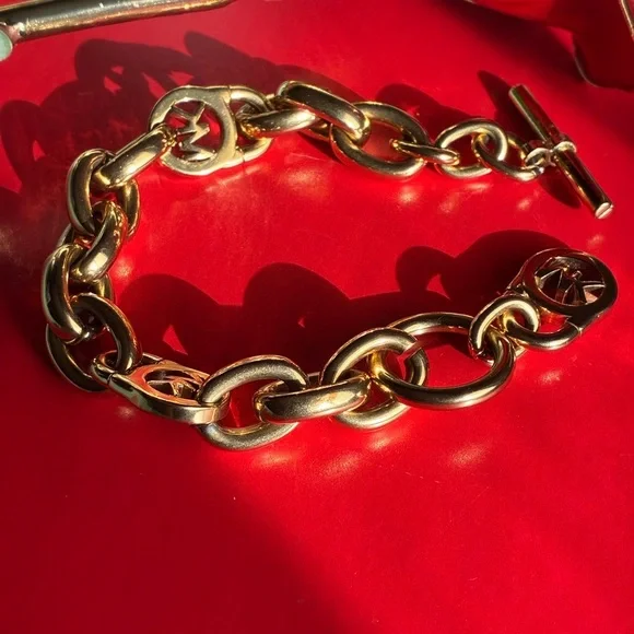 MICHAEL KORS Bracelet,Michael Kors Gold Chain Bracelet - Picture 4 of 8